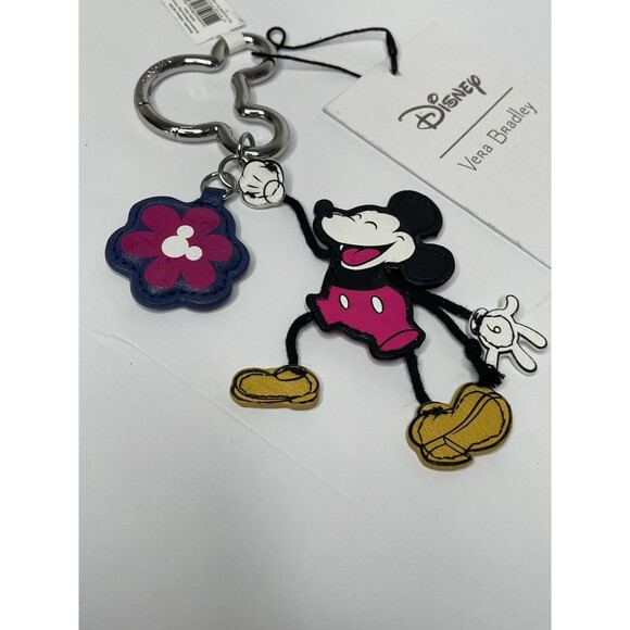 Disney Vera Bradley Minnie Mouse Keychain NEW - Picture 2 of 8